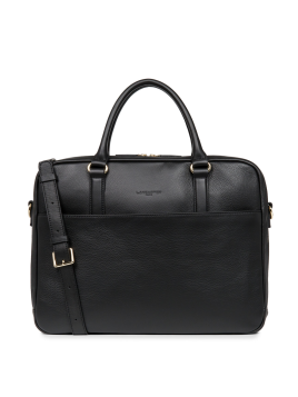Lancaster 573-75 - CUIR DE VACHETTE - NOIR Mademoiselle Business - Sac Porte-documents