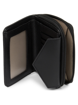 Lancaster 117-03 - TEP ET CUIR - NOIR Maya - Portefeuille