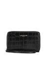 Lancaster 124-12 - VACHETTE CROCO - NOIR Exotic Croco CN - Portefeuille pmpb-femme