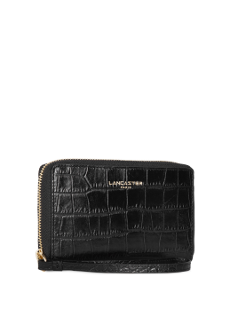 Lancaster 124-12 - VACHETTE CROCO - NOIR Exotic Croco CN - Portefeuille