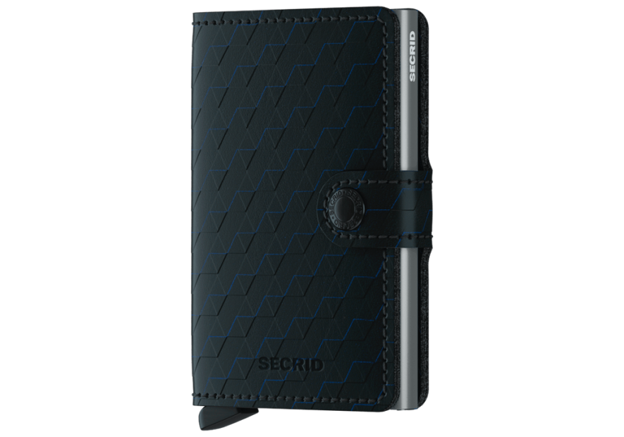 Secrid MOP - ALUMINIUM/CUIR - BLACK/TIT porte cartes miniwallet optical