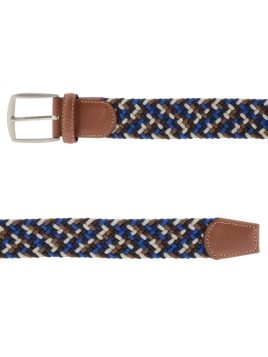 Miguel Bellido 00394 - ELASTIQUE/CUIR - BEIGE/B miguel bellido- elastic - ceinture mixte