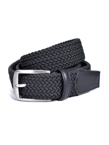 Miguel Bellido 00394 - ELASTIQUE/CUIR - CIEL/CO miguel bellido- elastic - ceinture mixte ceintures