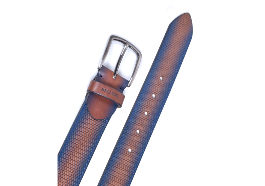 Miguel Bellido 00605 - CUIR DE VACHETTE - COGNA miguel bellido sport bicolore