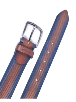 Miguel Bellido 00605 - CUIR DE VACHETTE - COGNA miguel bellido sport bicolore