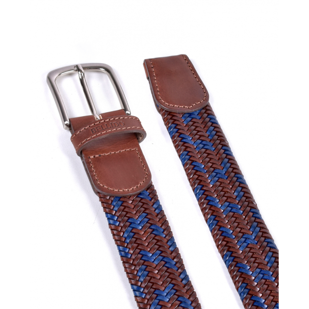 Miguel Bellido 00935 - CUIR DE VACHETTE - COGNA miguel bellido elastic cuir ceinture Ceinture homme