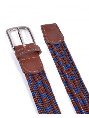 Miguel Bellido 00935 - CUIR DE VACHETTE - COGNA miguel bellido elastic cuir ceinture ceinture-homme