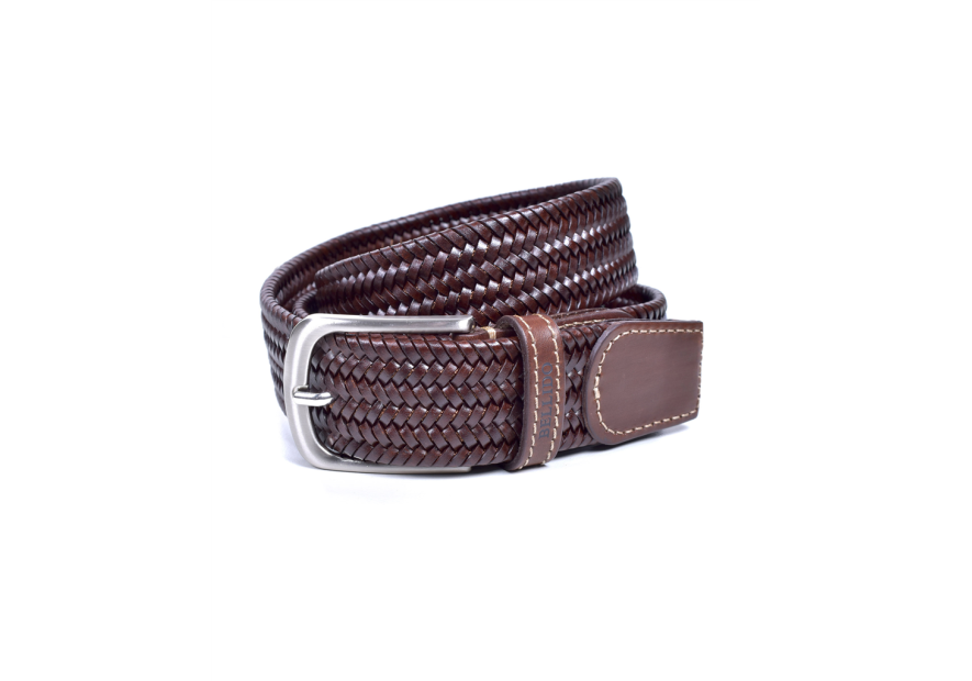 Miguel Bellido 00935 - CUIR DE VACHETTE - COGNA miguel bellido elastic cuir ceinture