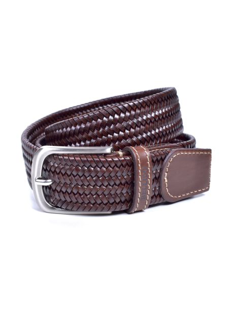 Miguel Bellido 00935 - CUIR DE VACHETTE - COGNA miguel bellido elastic cuir ceinture ceintures