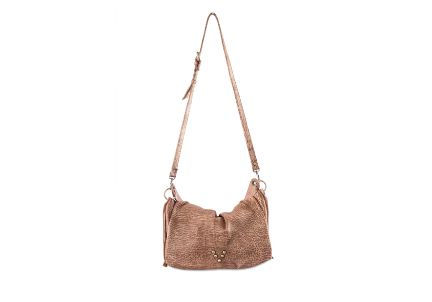 Virginie Darling BLBE - CUIR D'AGNEAU - HONEY virginier darling la besace love
