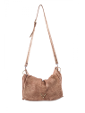 Virginie Darling BLBE - CUIR D'AGNEAU - HONEY virginier darling la besace love sacs-a-mains