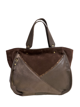 Mila Louise RYMA - CUIR DE VACHETTE - CAFÉ mila louise rima cabas m