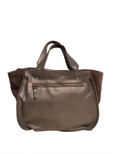 Mila Louise RYMA - CUIR DE VACHETTE - CAFÉ mila louise rima cabas m sac-business