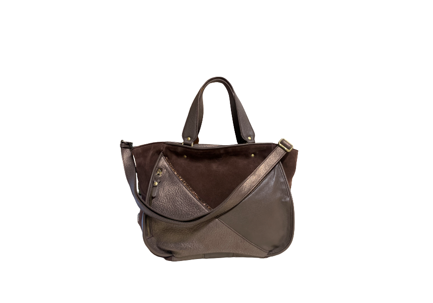 Mila Louise RYMA - CUIR DE VACHETTE - CAFÉ mila louise rima cabas m