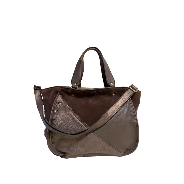 Mila Louise RYMA - CUIR DE VACHETTE - CAFÉ mila louise rima cabas m Sac business