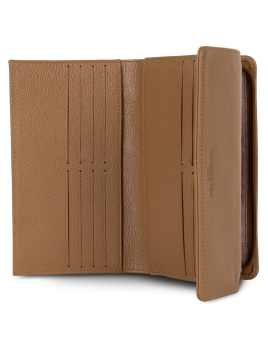 Lancaster 170-22 - CUIR DE VACHETTE - CAME Foulonné - Portefeuill Compagnon dos à dos