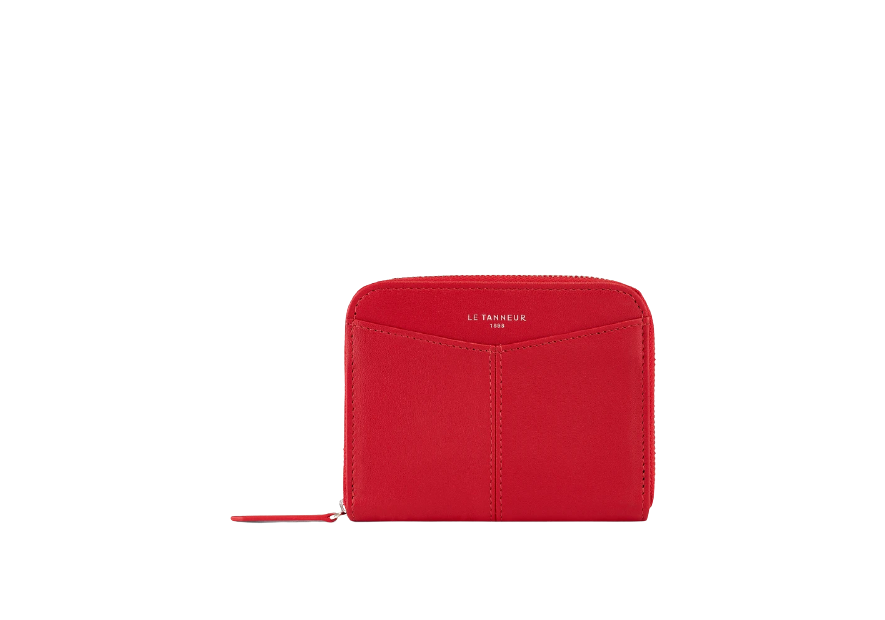 Le Tanneur TOTT3110 - CUIR DE VACHETTE PLEI charlotte-porte monnaie zip m