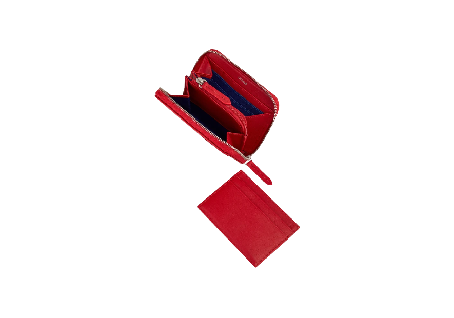 Le Tanneur TOTT3110 - CUIR DE VACHETTE PLEI charlotte-porte monnaie zip m