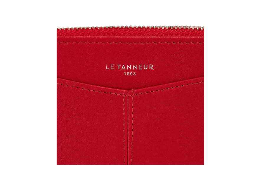 Le Tanneur TOTT3110 - CUIR DE VACHETTE PLEI charlotte-porte monnaie zip m