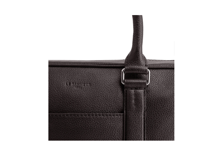 Le Tanneur TCHA4001 - CUIR DE VACHETTE PLEI porte documents charles 17"