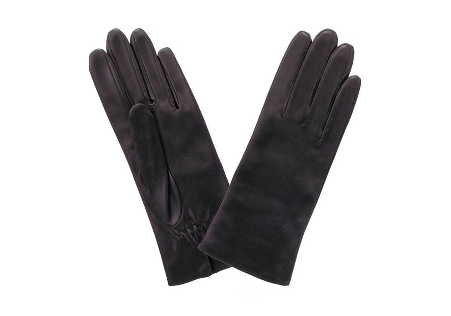 Glove Story 20865TR - CUIR D'AGNEAU - NOIR ganst resserré-gants femme