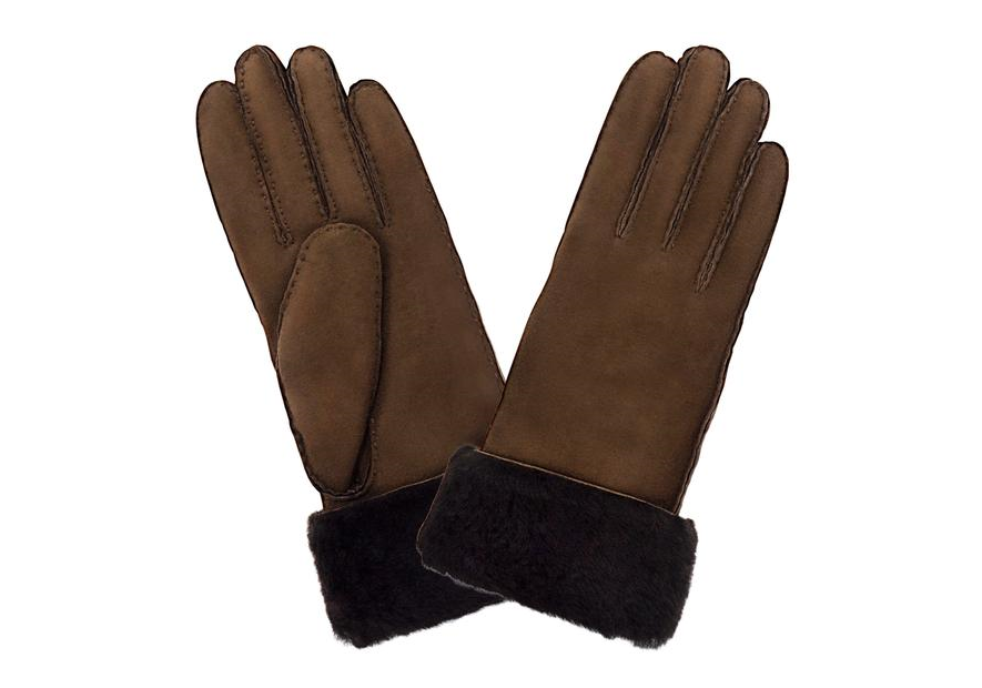 Glove Story 21429SH - CUIR DE MOUTON - BRUN gants femme shearling