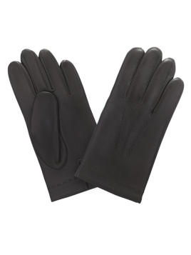 Glove Story 22005TR - CUIR D'AGNEAU - BRUN glove story-ouvert dessous-gant homme cuir