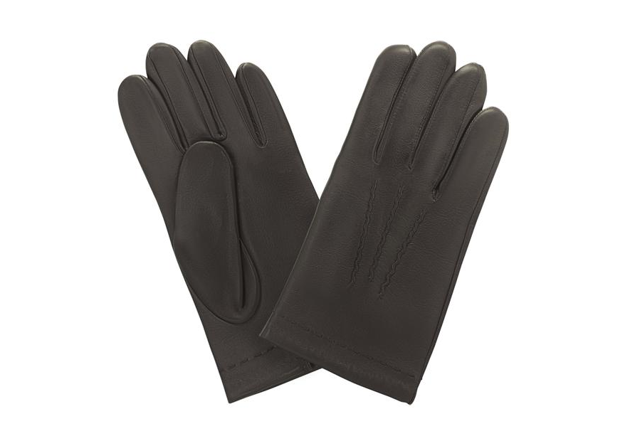 Glove Story 22006CA gants homme cuir doublé cachemire 3 baguettes gants homme