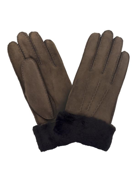 Glove Story 22083SH - CUIR DE MOUTON - BRUN gants homme shearling gants-homme