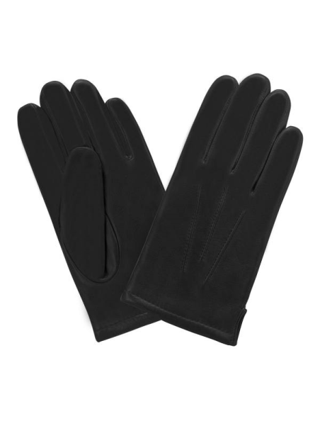 Glove Story 62006PO - CUIR D'AGNEAU - NOIR glove story-ouvert côté-gant homme cuir