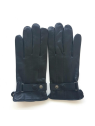 Poujade 1267DS - AGNEAU - NOIR gants h gants-homme