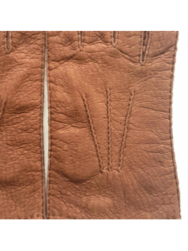 Poujade 122PND - PECARI - CORK gants homme pécari non doublé paul