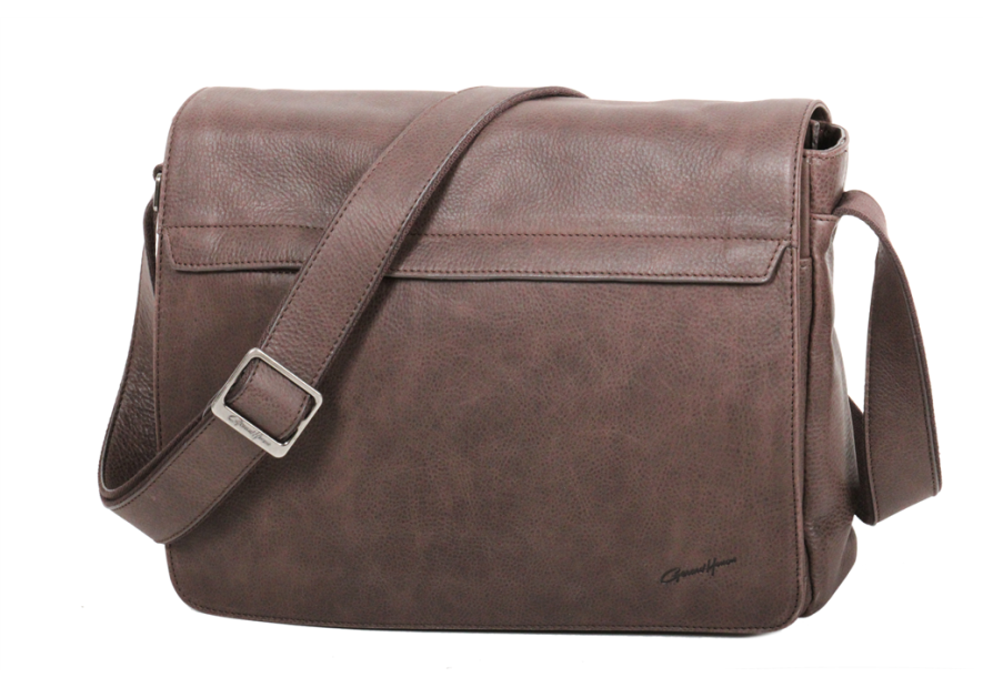 Gerard Henon 7172 - CUIR DE VACHETTE - CHOCOL besace
