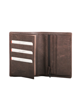 Gerard Henon 33417 - CUIR DE VACHETTE - CHOCO Portefeuille Portefeuille Homme