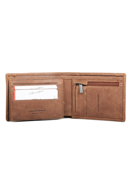 Gerard Henon 33441 - CUIR DE VACHETTE - MARRO portefeuille format italien vintage