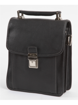 Gerard Henon 2912 - CUIR DE VACHETTE - NOIR hénon golf sac homme