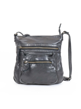 Bear Design CL40496 - CUIR DE VACHETTE - NOI bear design-classic-besace mp