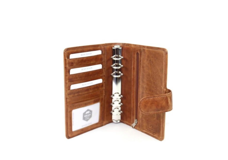 Bear Design CL8338 - CUIR DE VACHETTE - COGN bear design-classic-organiseur m