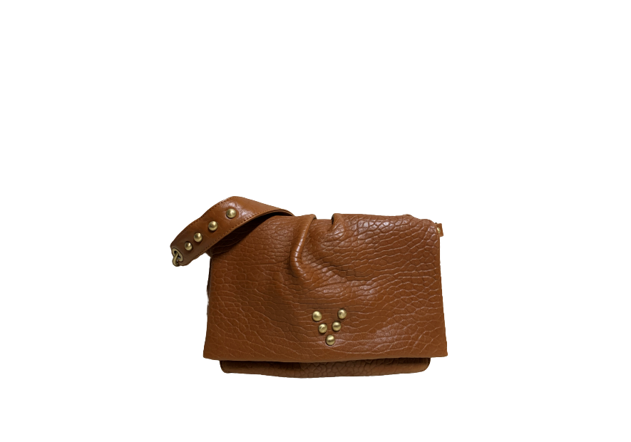 Virginie Darling BLBE - CUIR D'AGNEAU - HONEY virginier darling la besace love