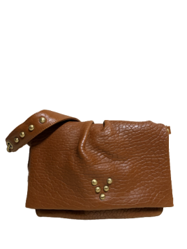 Virginie Darling BLBE - CUIR D'AGNEAU - HONEY virginier darling la besace love