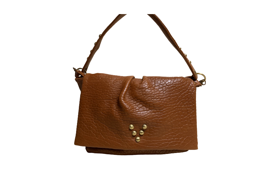 Virginie Darling BLBE - CUIR D'AGNEAU - HONEY virginier darling la besace love