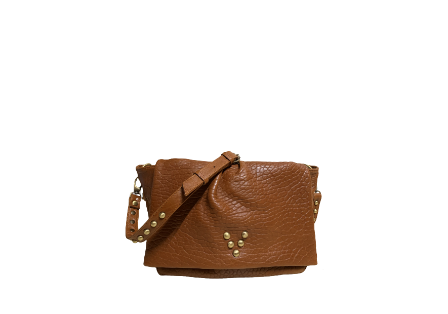 Virginie Darling BLBE - CUIR D'AGNEAU - HONEY virginier darling la besace love