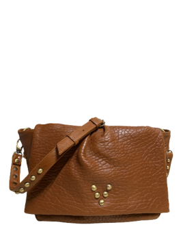 Virginie Darling BLBE - CUIR D'AGNEAU - HONEY virginier darling la besace love