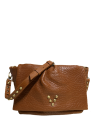 Virginie Darling BLBE - CUIR D'AGNEAU - HONEY virginier darling la besace love sacs-a-mains