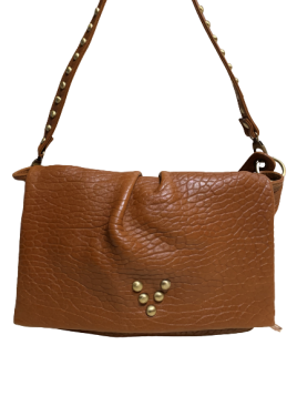 Virginie Darling BLBE - CUIR D'AGNEAU - HONEY virginier darling la besace love
