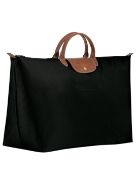 Longchamp 1625089 - NYLON ET CUIR - NOIR sac de voyage m le pliage original