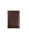 Frandi 265/5 - CUIR DE VACHETTE - COGNA portefeuille homme deux volets zip authentic portefeuille-homme