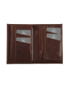Frandi 265/5 - CUIR DE VACHETTE - COGNA portefeuille homme deux volets zip authentic portefeuille-homme