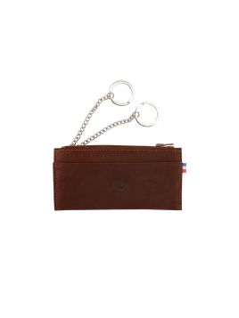 Frandi 256/5 - CUIR DE VACHETTE - COGNA frandi authentic etui clefs long