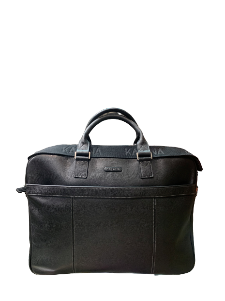 Katana 69356 - CUIR DE VACHETTE - NOIR katana jo grainée porte documents 17" sac-business